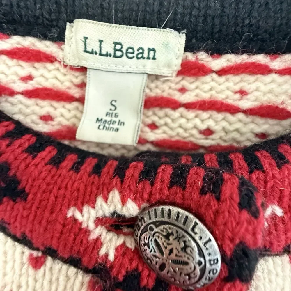 L.L. Bean red cream